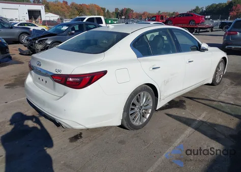 2021 Infiniti Q50 Luxe из США, поврежденный, VIN JN1EV7BP8MM701414